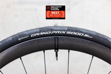 Pneu Route Continental Grand Prix 5000 S TR 700 mm Tubeless Ready Souple Vectran Breaker LazerGrip ACT BlackChili — photo 3