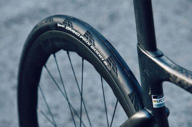 Pneu Route Continental Grand Prix 5000 S TR 700 mm Tubeless Ready Souple Vectran Breaker LazerGrip ACT BlackChili — photo 4