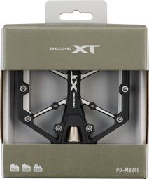 Paire de Pédales Plates Shimano Deore XT PD-M8240 Noir — photo 7