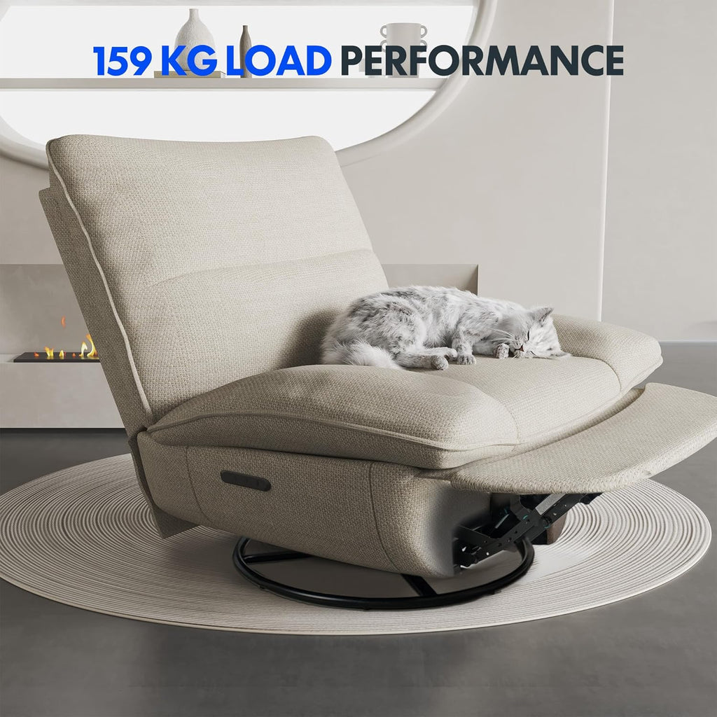 2026 Fauteuil inclinable FLEXISPOT XC6, canapé pivotant à bascule, fauteuil TV avec dossier réglable, fauteuil inclinable pou