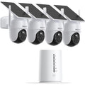 Kit Caméra de Surveillance Extérieur ARCCTV Sans fil 4MP batteries solaires Station de base Plug andPlay Carte sd 32G avec 4 caméras — photo 1