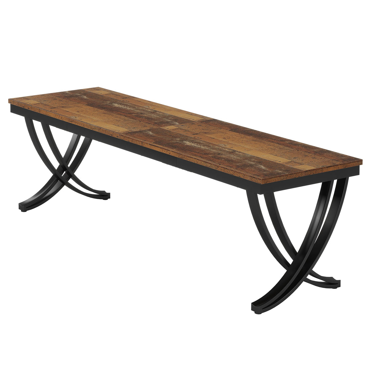 Tribesigns Bureau informatique, Double bureau long Table d'ordinateur pour deux