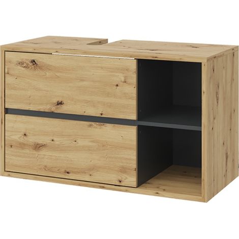 Meuble sous vasque Viola, Chêne Artisan, 100 x 60 cm, Vicco — photo 2