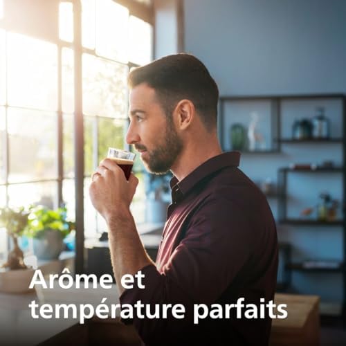2026 Philips Machine à Expresso Entièrement Automatique 5500 Series–20 Boissons Chaudes et Glacées, Carafe LatteGo Facile à N