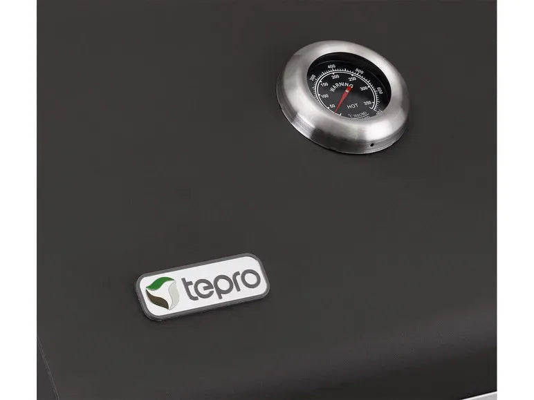 2026 tepro Kohle-Gas-Grill »Toronto Kombi«, 8,7 kW Leistung, 3 Edelstahlbrenner, 2 Ablagen