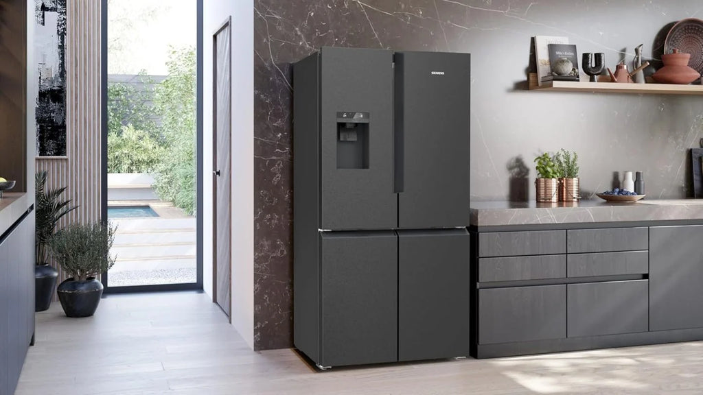 2026 SIEMENS KF96NVPEA iQ300 Multi-Door-Kühlschrank, 183 x 91 cm, 405 L Kühlen & 200 L Gefrieren, hyperFresh längere Frische