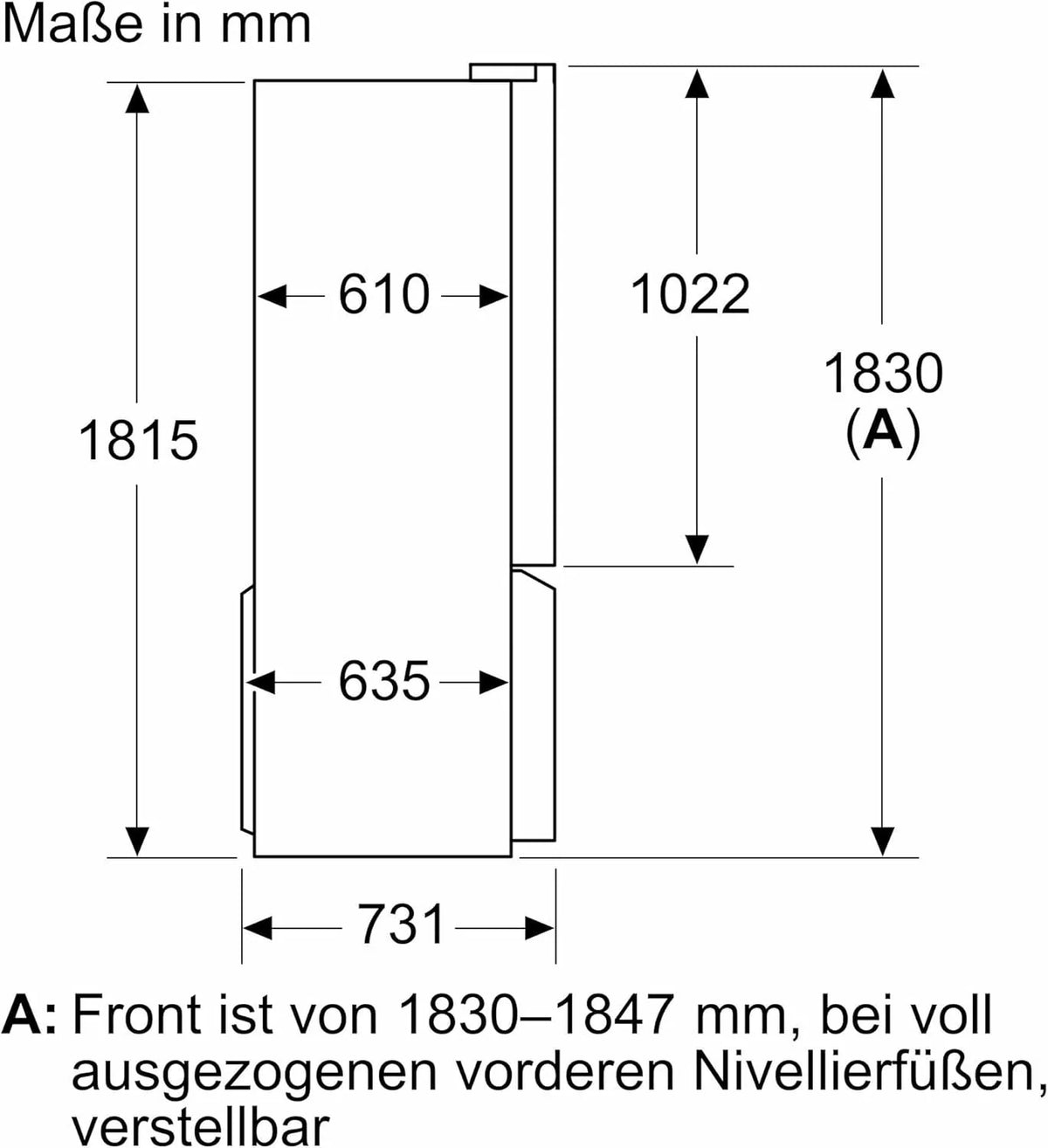 2026 SIEMENS KF96NVPEA iQ300 Multi-Door-Kühlschrank, 183 x 91 cm, 405 L Kühlen & 200 L Gefrieren, hyperFresh längere Frische