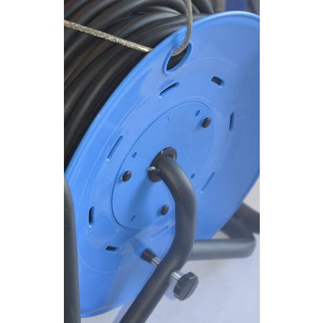 Enrouleur électrique 4 prises 40m H07RN-F 3G2.5mm² – Protection enfants IP44 – Disjoncteur thermique – Système anti-twist – I-Watts — photo 6
