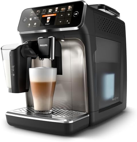 2026 Philips Machine à Expresso Entièrement Automatique 5500 Series–20 Boissons Chaudes et Glacées, Carafe LatteGo Facile à N