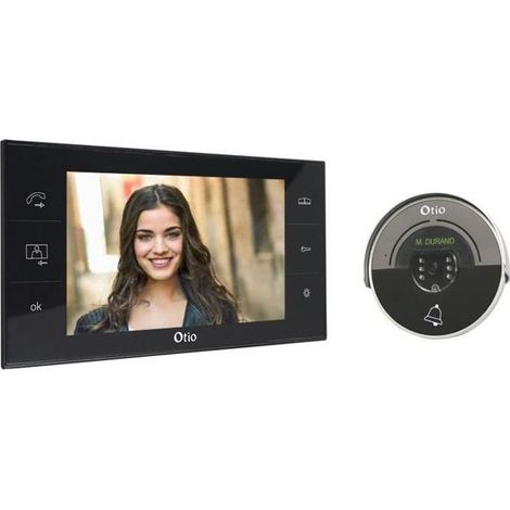 Otio – Portier vidéo VisiHome 2 fils avec mémoire interne – Vision nocturne infrarouge – Alimentation 12VDC – Installation rapide — photo 3