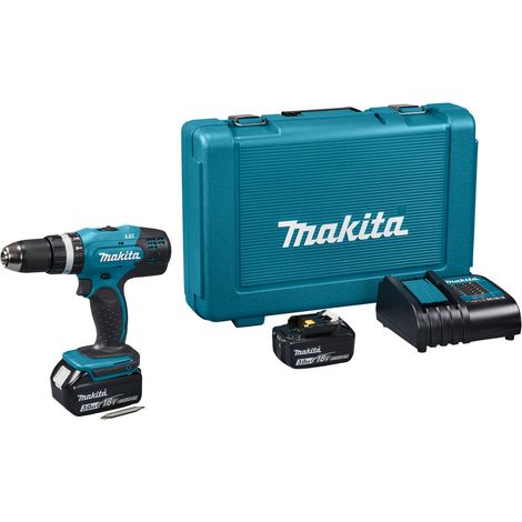 Perceuse visseuse à percussion 18v 2 batteries Makita