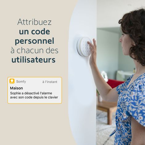 SOMFY 1875257 - Clavier intérieur pour système d'alarme Home Alarm - Auto-protégé — photo 4