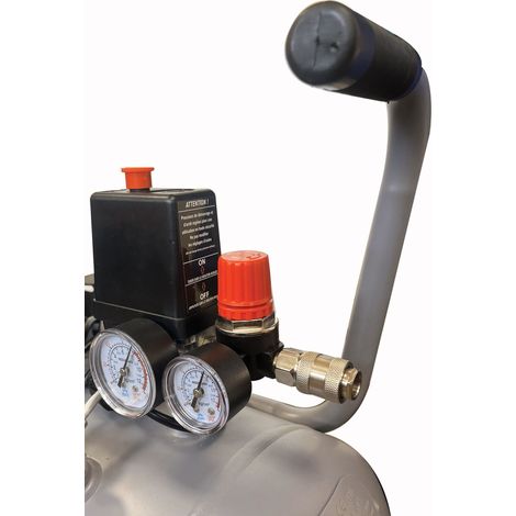 Prodair – Compresseur 50 litres 2CV – Débit d’air 195 l/min – Pression max 8 bars – Kit gonflage pour vélos et pneumatiques — photo 2