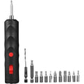 Visseuse Électrique Petit Tournevis Sans Fil,Kit Perceuse Visseuse Multifonction USB pour Meubles Électroniques Voiture Projets Artisanat Construction de Modèles Passionnés