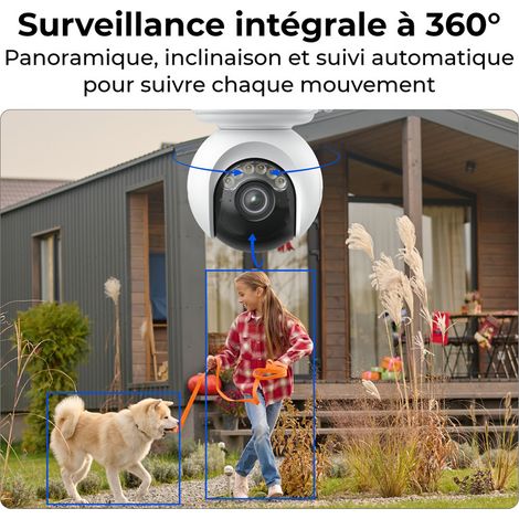 Reolink – Caméra de surveillance 4K ColorX avec panneau solaire – Vision nocturne – Panoramique 355° et inclinaison 90° – Wi-Fi 6 – Détection intelligente — photo 3