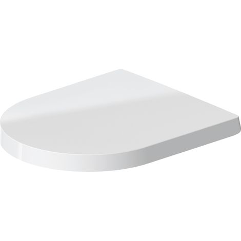 Duravit – Abattant de toilette SoftClose en plastique blanc alpin – Charnières en acier – Amovible pour entretien facile — photo 2