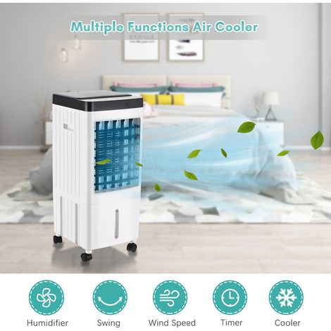 Climatiseur portable ventilateur évaporatif 2000m³/h – Minuterie 7h – Réservoir 10L – Commande à distance – Pour 30m² — photo 2