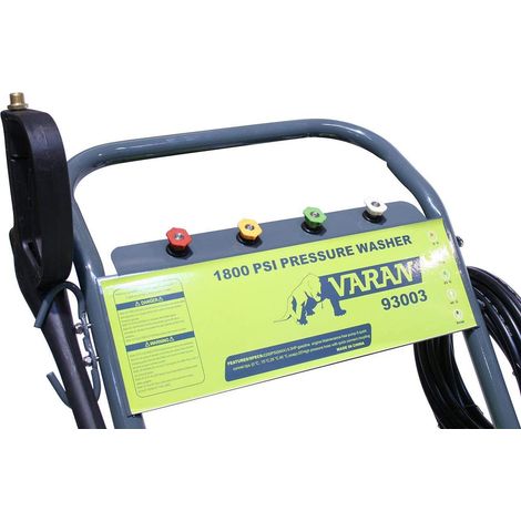 Varan Motors – Nettoyeur haute pression thermique 2100 PSI 150 BAR – Moteur 163cc 6.5CV – Débit 8 L/min – Pour nettoyage efficace véhicules et surfaces — photo 2