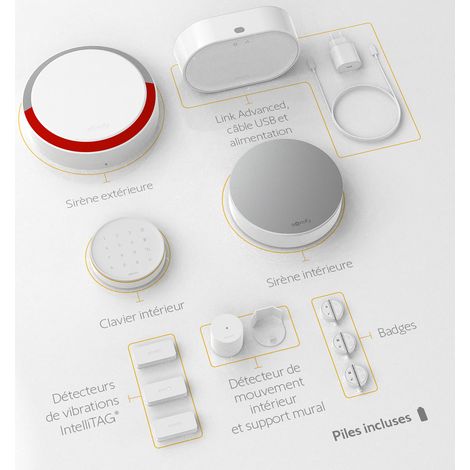 SOMFY 1875255 - Home Alarm Advanced Plus - Alarme maison sans fil connectée avec sirène extérieure et clavier — photo 2