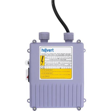 Pompe immergée 1 100 W – Débit 6 000 l/h – Hauteur de refoulement 101 m – Pour eaux chargées jusqu'à 0,25 % de sable – IPX8 – Hillvert — photo 4