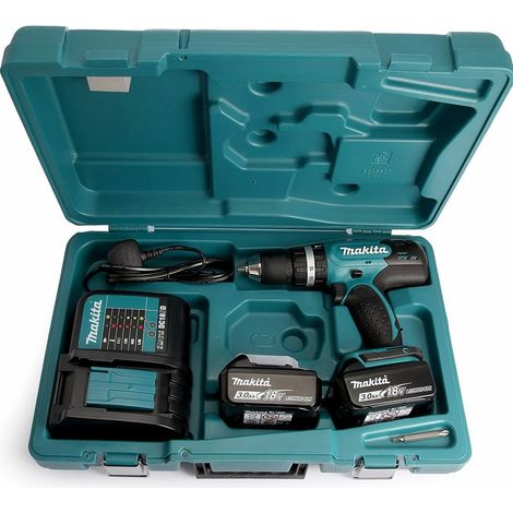 Perceuse visseuse à percussion 18v 2 batteries Makita