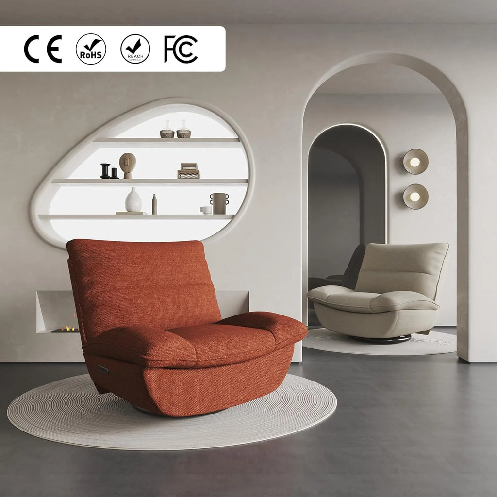 2026 Fauteuil inclinable FLEXISPOT XC6, canapé pivotant à bascule, fauteuil TV avec dossier réglable, fauteuil inclinable pou