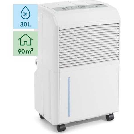 Trotec – Déshumidificateur TTK 90 E – Déshumidification max. 30 l/j – Pour pièces jusqu'à 90 m² – Hygrostat numérique intégré – Débit d'air 240 m³/h — photo 1