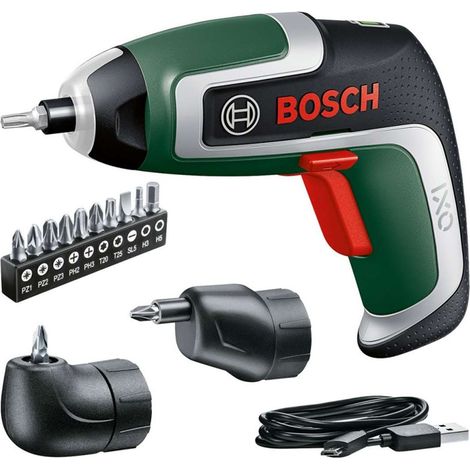 Tournevis sans fil Bosch IXO 7 3 6 V 1x2 0 Ah accu. avec 12 accessoires
