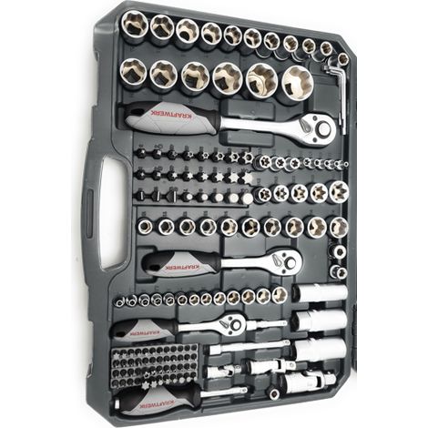 Coffret clés + douilles 1/4 -3/8 -1/2 - KRAFTWERK — photo 6