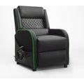 Le Roi Du Relax – Fauteuil gaming ergonomique inclinable avec repose-pieds – Similicuir respirant – Dossier réglable par poussée lombaire – Design moderne — photo 1