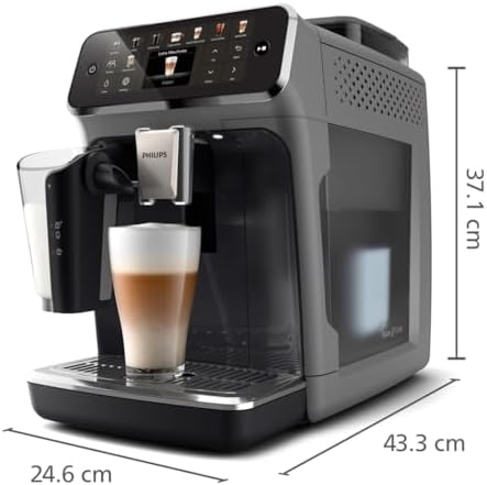 2026 Philips Machine à Expresso Entièrement Automatique 5500 Series–20 Boissons Chaudes et Glacées, Carafe LatteGo Facile à N