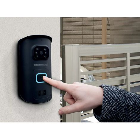 Scs Sentinel – Interphone vidéo sans fil 200 mètres – Vision nocturne 6 LED – Grand angle 110° – Enregistrement photos et vidéos – Installation facile — photo 3