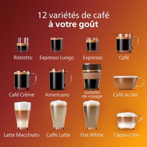 2026 Philips Machine à Expresso Entièrement Automatique 5500 Series–20 Boissons Chaudes et Glacées, Carafe LatteGo Facile à N