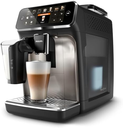 2026 Philips Machine à Expresso Entièrement Automatique 5500 Series–20 Boissons Chaudes et Glacées, Carafe LatteGo Facile à N