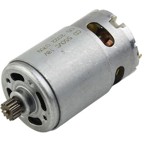 Electric Drill Motor, RS550 Motor 13 Teeth Replacement Cordless Drill for GSB/GSR120-LI 18V Replacement