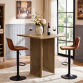 Table de bar carrée de 80 cm hauteur de bar d'angle idéale pour pub et bistro
