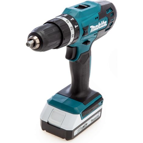 Makita – Perceuse visseuse à percussion 18V 42 Nm – 2 batteries 18V 2Ah – Mandrin 13 mm – Moteur Brushless – Couple 42Nm – HP488DAEX1 — photo 2