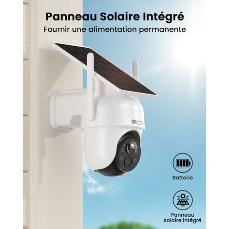 Kit Caméra de Surveillance Extérieur ARCCTV Sans fil 4MP batteries solaires Station de base Plug andPlay Carte sd 32G avec 4 caméras — photo 5