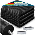 Tillvex – Couverture solaire de piscine 400 µm rectangulaire 800 x 400 cm – Film solaire découpable – Réduction évaporation 90% – Chauffage écologique — photo 1