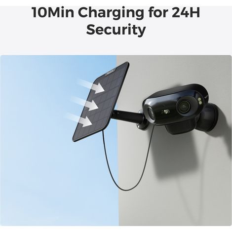 Reolink – Caméra de surveillance Wi-Fi 6 4K 180° – Vision nocturne ColorX F1.0 – Détection AI – Panneau solaire – Autonomie prolongée — photo 5