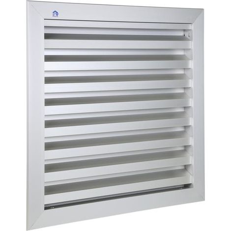Renson – Grille aération VMC aluminium 500 x 500 mm – Moustiquaire inox 304 – Profondeur 28,5 mm – Surface libre 59% — photo 2