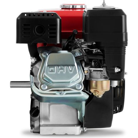 Eberth – Moteur thermique 6,5 CV 196cc arbre 19mm – Démarrage par traction – Carburateur haute qualité – Sécurité manque d'huile — photo 3