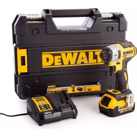 Dewalt – Visseuse à chocs 18V XR 205 Nm – Moteur Brushless – 3 vitesses – Coffret T-Stak pour rangement