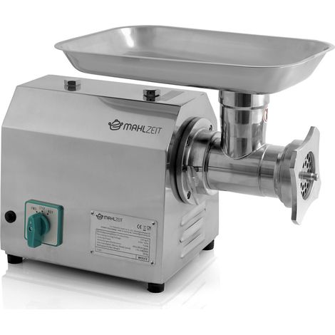 Hachoir à viande électrique 750W – 150kg/h – Acier inoxydable – Remplisseur de saucisses – Moteur silencieux – Mahlzeit — photo 2