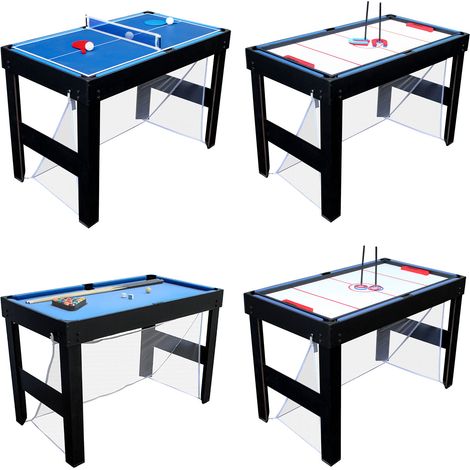 Happy Garden – Table de ping pong multi-jeux 20 en 1 – Dimensions L 106,6 x l 61 x H 80,5 cm – Structure MDF – Pour usage intérieur et extérieur — photo 4