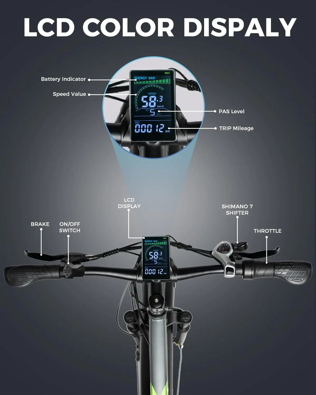 ✨Mukkpet Suburban 750W Electric Bike for Adults