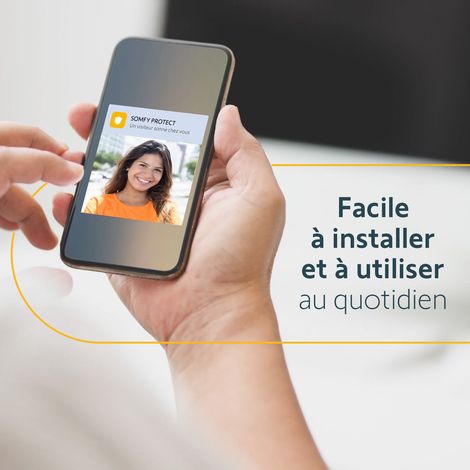 SOMFY 1871265 - Visiophone V500 Connect, Interphone connecté - Ecran tactile 7" — photo 4