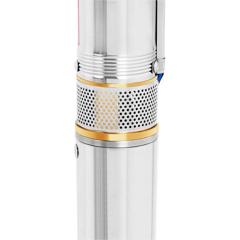 Pompe immergée 1 100 W – Débit 6 000 l/h – Hauteur de refoulement 101 m – Pour eaux chargées jusqu'à 0,25 % de sable – IPX8 – Hillvert — photo 3