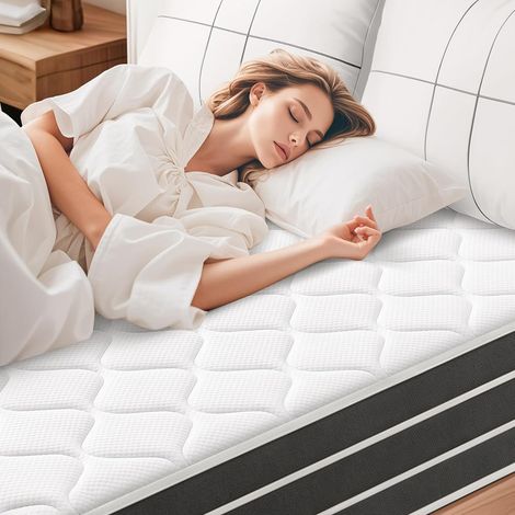 Matelas 140x190 cm YIDATONG Très épais 30 CM - PREMIUM - Mousse à mémoire de Forme - Moyenne Ferme - 7 Zones Ergonomique Ressorts Ensachés — photo 4