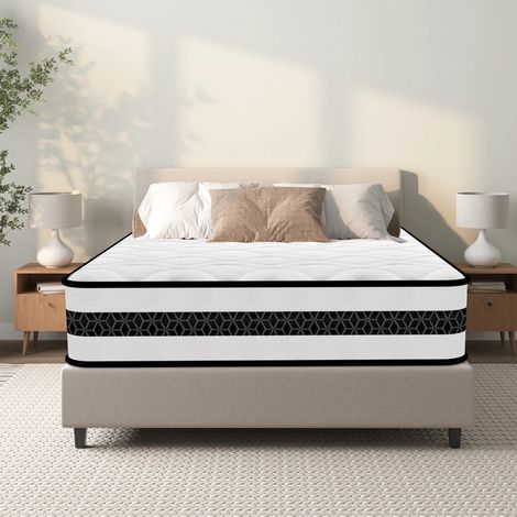 Yidatong – Matelas mémoire de forme 140x190 cm – Hauteur 26 cm – Confort ferme – 7 zones – Mousse polyuréthane haute densité – Housse respirante — photo 2